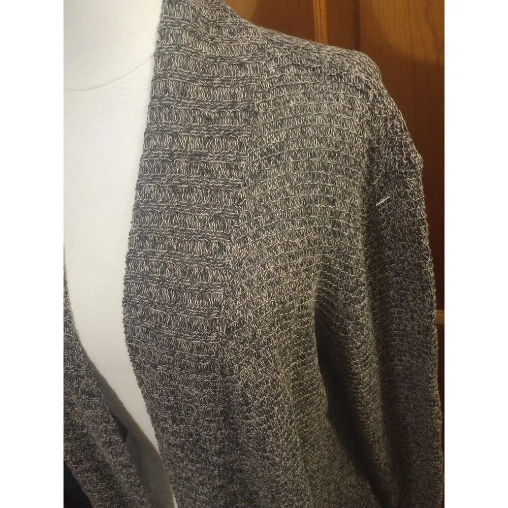 Eileen Fisher Women's 100% Linen Open Front Cardigan Sz XS Lightweight Oversized